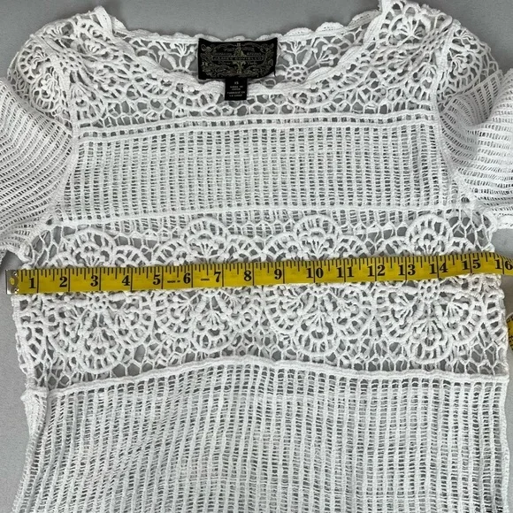 Anthropolgie - James Coviello Lace Top Size XS - Picture 5 of 8